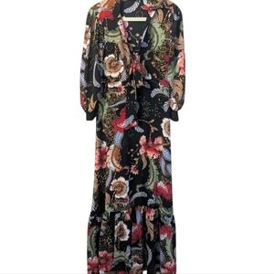 Amazing Julian Chang Maxi Dress.   Small.  Excellent